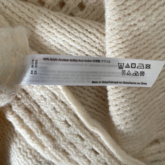 Anthropologie Sleeping on Snow hooded poncho - Picture 8 of 8